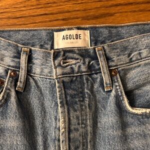 Agolde Women’s Light Blue Relaxed Jeans